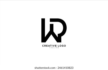 WP WD Abstract initial monogram letter alphabet logo design