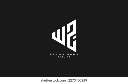 WPA, WPF, WPI, Abstract initial monogram letter alphabet logo design