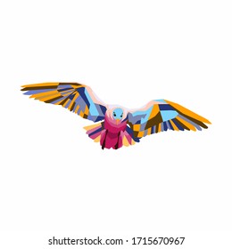 WPAP.
abstract style of bird pop art