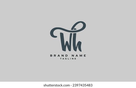 WPH, WHP, PWH, PHW, HPW, HWP, Abstract initial monogram letter alphabet logo design
