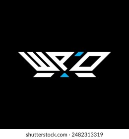 WPO letter logo vector design, WPO simple and modern logo. WPO luxurious alphabet design  