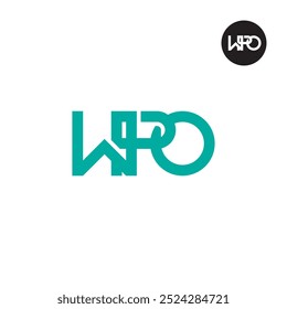 WPO Logo Letter Monogram Design