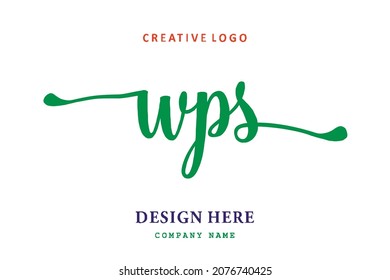 WPS lettering logo is simple, easy to understand and authoritative