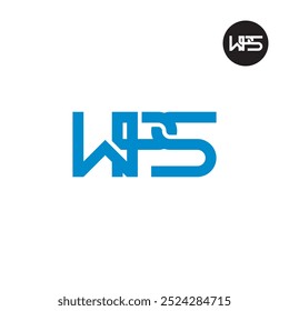 WPS Logo Letter Monogram Design