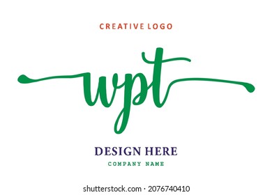 WPT lettering logo is simple, easy to understand and authoritative