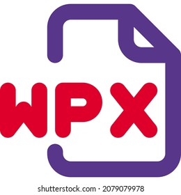 WPX is an audio file format for inserting in presentations