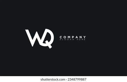 WQ Alphabet letters Initials Monogram logo QW, W and Q