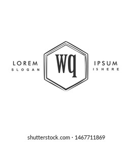 WQ Initial beauty monogram logo vector