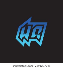 WQ initial inspiration logo design esport and gaming clan ideas