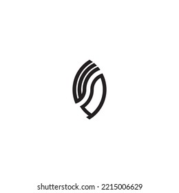 WQ Leaf concepto en diseño profesional de alta calidad que se imprimirá bien en cualquier medio de impresión