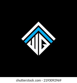 WQ letter logo creative design with vector graphic, WQ simple and modern logo.