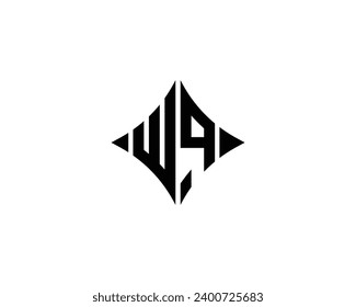 WQ logo design vector template