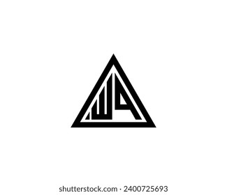 WQ logo design vector template