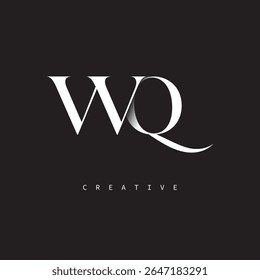 WQ Monogram Logo Minimal Elegant Letter mark for Luxury, Fashion   Creative Brands	
