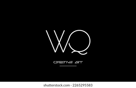 WQ, QW, W, Q abstract letters logo monogram