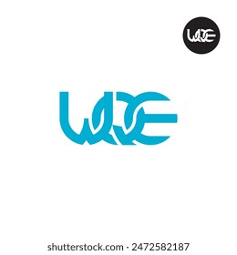 WQE Logo Letra Monograma Diseño