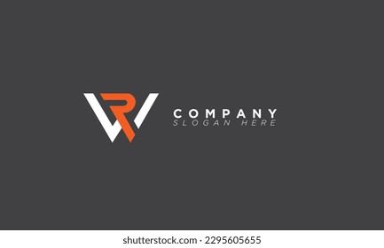 WR Alphabet letters Initials Monogram logo RW, W and R