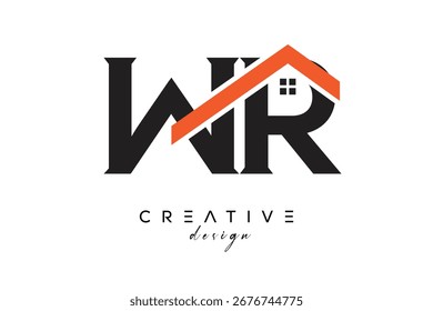 WR Creative Real Estate Architecture Monogramm und Home Logo