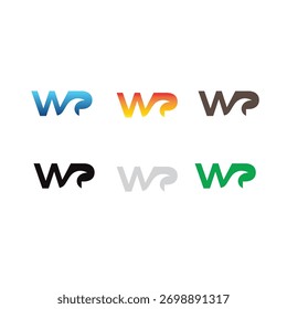Icono de Vector inicial de tecnología de elementos WR
