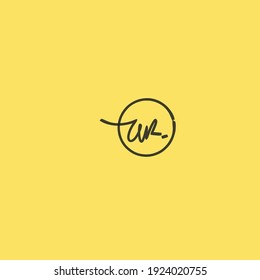 WR-Ersthandschrift 
Mit handgeschriebenem Logo für die Identität