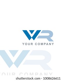 wr letter logo