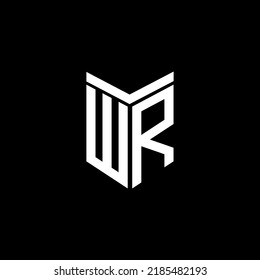 Wr Letter Logo Creative Design Vector Stock Vector (Royalty Free ...