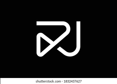 WR letter logo design on luxury background. RW monogram initials letter logo concept. WR icon design. RW elegant and Professional letter icon design on black background. W R RW WR