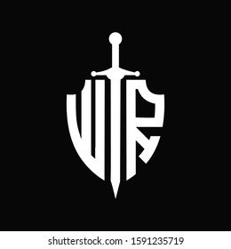 WR logo with shield shape and sword