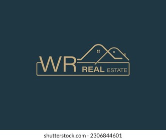 WR Real Estate  Consultants Logo Design Vectors images. Luxury Real Estate Logo Design