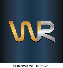 WR RW Double letter Initial Logo