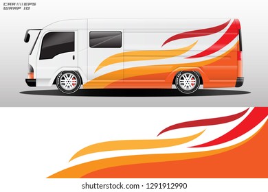 Wrap Car, Bus, Truck, Racing, Travel, Van Designs, Can Be Used In All Types Of Cars.