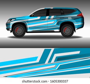 Wrap Car decal design vector, custom livery race rally car vehicle sticker and tinting.