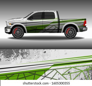 Wrap Car decal design vector, custom livery race rally car vehicle sticker and tinting.
