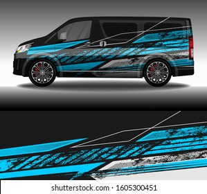 Wrap Car decal design vector, custom livery race rally car vehicle sticker and tinting.