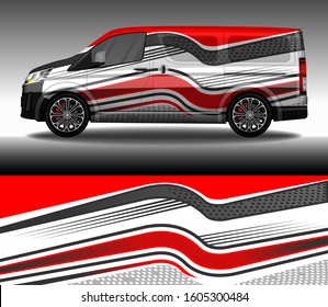 Wrap Car decal design vector, custom livery race rally car vehicle sticker and tinting.