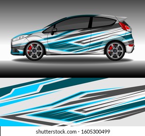 Wrap Car decal design vector, custom livery race rally car vehicle sticker and tinting.