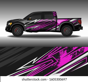 Wrap Car decal design vector, custom livery race rally car vehicle sticker and tinting.