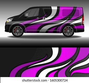 Wrap Car decal design vector, custom livery race rally car vehicle sticker and tinting.