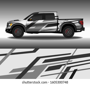 Wrap Car decal design vector, custom livery race rally car vehicle sticker and tinting.