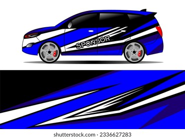 Wrap Car Decal Design Vektor