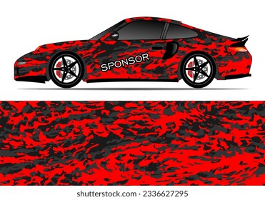 Wrap Car Decal Design Vector