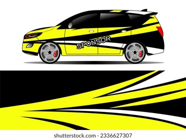 Wrap Car Decal Design Vector