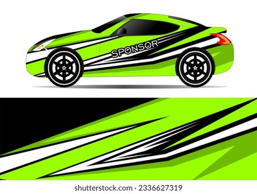 Wrap Car Decal Design Vector