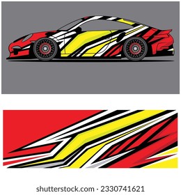 
Wrap car design livery vector abstract vinyl sticker printing.