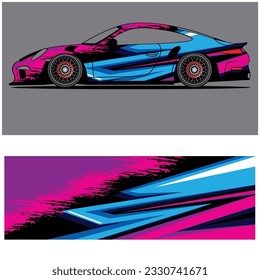 
Ajustar el diseño del coche livery vector impresión abstracta de pegatinas de vinilo.