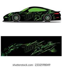 
Wrap car design livery vector abstract vinyl sticker printing.
