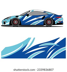 Wrap car design livery vector abstract vinyl sticker printing