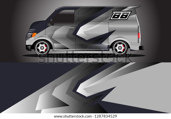 Wrap car racing designs and wrap van car vector
.Wrap used for all types of cars
.
