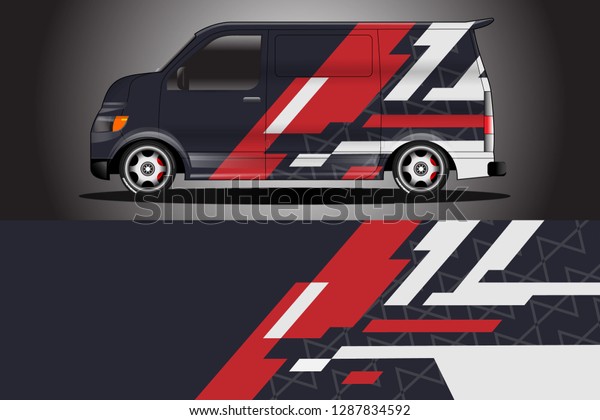 Wrap car\
racing designs and wrap van car vector . Wrap used for all types of\
cars . Car tire daily vector car\
.