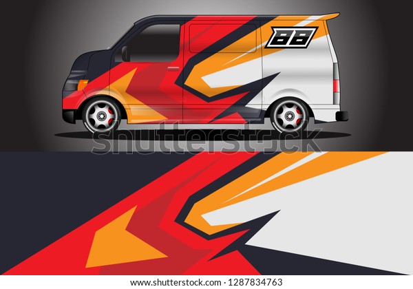 Wrap car racing designs and wrap van car vector\
.Wrap used for all types of cars\
.